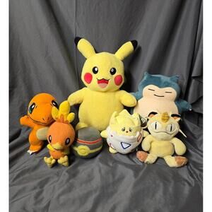 Pokemon Plush Lot Of 7 Build A Bear